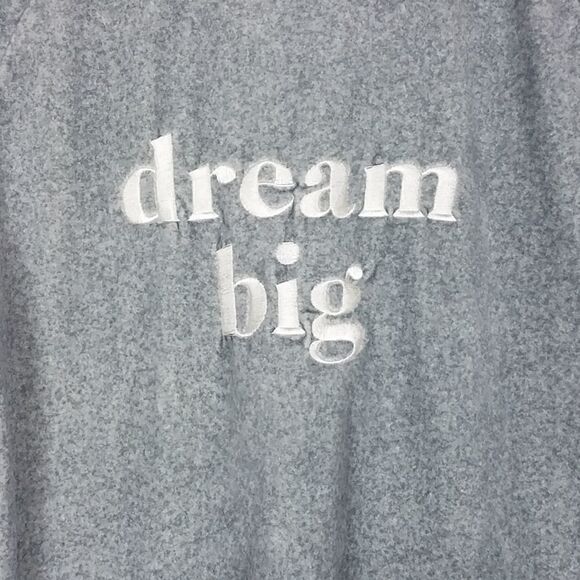 Kate Spade Gray "dream big" Pajama Top - Picture 3 of 6